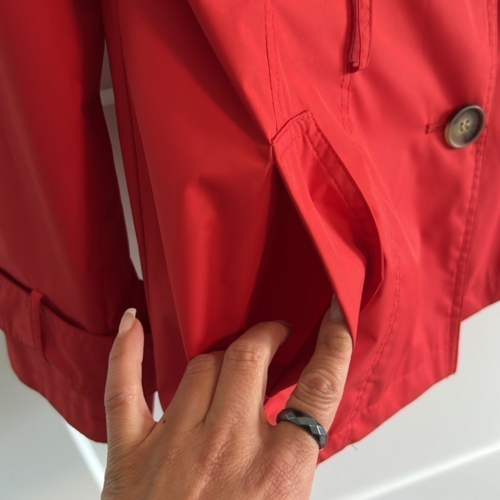 Giacca - Short raincoat - orange/reddish color - size large - Picture 5 of 13